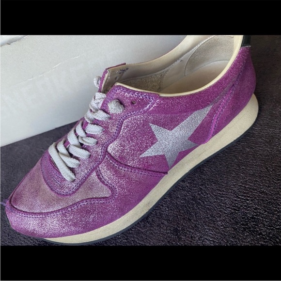 Haus By Golden Goose Leather Pink Trainers - Picture 10 of 12
